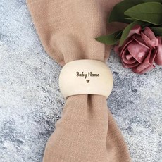 나무 냅킨 링 테이블 장식 각인 웨딩 홈 데코 주방 집들이 선물, 1개, 1개, 2. jk702.A21-6