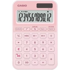 카시오 컬러 전자계산기 MS-20YC, 1개, (카시오 정품 계산기)라이트 핑크