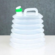 II 아이코리아 자바라 물통 (10L) ( 캠핑 야외 여행 접이식 등산 생수통, 1개, 상세페이지 참조