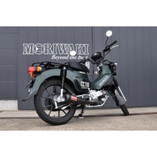 【安全屋】日本 MORIWAKI CROSS CUB110、SUPER CUB110 22- 全段排氣管 CC110, 銀色 (請先詢問商品庫存)