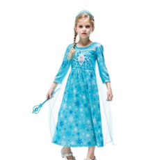 아동드레스 엘사눈꽃 긴팔드레스 할로윈의상 코스튬 여아 파티옷