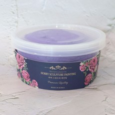 [하비코] 스컬프쳐 페인팅 플라스터 600g 색상선택 백드롭페인팅 모형생크림케이크 거친 클레이, 07 아메지스트