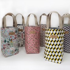 코팅원단 물병파우치 물통파우치 보틀 주머니, 화이트부엉이, 1개