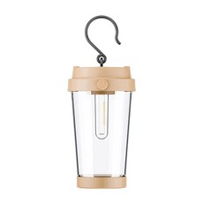 야외용 감성 조명 야외 전구 텀플러 캠핑 LED 랜턴, 베이지 LED, 1개