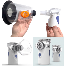 강아지 네블라이저 고양이 애견 반려견 가정용 휴대용 네뷸라이저, 1세트