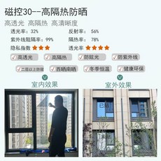 단방향 그라데이션 필름 시트지 원형 유리, E. 자기 제어 증착 필름