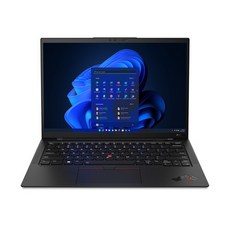 레노버 2022 씽크패드 X1 카본 Gen 10 14 코어i7 인텔 12세대, 블랙, 512GB, 16GB, WIN11 Pro, 21CBS00800
