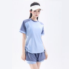 HAIZA 運動休閒套裝 兩件式短袖短褲