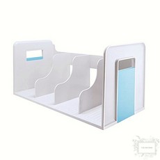 카파맥스 포인트 4단 책꽂이 아이보리 민트 책정리함 1개입