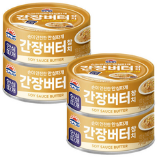 사조 간장버터 참치 / 참치캔 통조림, 100g, 4개