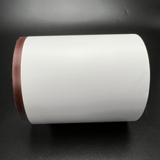 條碼達人尼龍 沖皮布 水洗標 布標 服飾標籤 30mm 40mm 50mm 兩百米, 1個, 棕色110mmx25米 請備註條碼標籤機型號