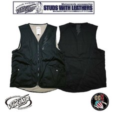 《美式工廠》日本 vin&age 秋冬復古甲板背心 閃電 USN Deck jacket 黑色軍綠 VTJ5, 1個, 40,軍綠