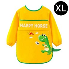 미술가운 옐로우 공룡 (XL) hsm*007vN