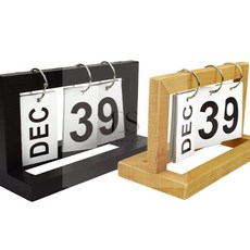 이에스샾 데스크톱 나무 달력 원목 카렌다 탁상용달력