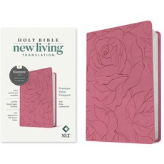 (영문도서) NLT Premium Value Compact Bible Filament Enabled Edition (Leatherlike Pink Rose) Imitation Leather, Tyndale House Publishers, English, 9781496479280