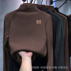 高品質 兒童德絨半高領打底衫秋冬裝男女童T恤中大童保暖內搭上衣 HR9X