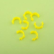 보빈클램프 컬러 보빈클램프 인터록 기능 보빈클램프 보빈클램프 보빈클램프 보빈클램프 보빈클램프 보빈클램프 보빈클램프 실밥빠짐방지, 노란 반 달, 1개
