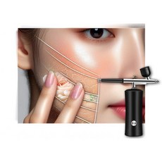 산소스프레이 피부 앰플 분사기, 검정