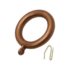 한국레일갤럭시 35mm 일반 커튼링, 1개, 35mm일반링 황동