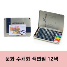 문화 수채화 색연필 학습용/전문가용 12색