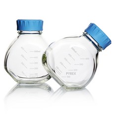 PYREX 斜口細胞培養試藥瓶 GL56 螺旋蓋, 1個