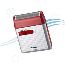 Panasonic 파나소닉 차량용 면도기 남성용 여행용 ES-RS10-R 레드 - AA건전지 일본 모델 M4