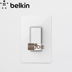 美國貝爾金 Belkin WeMo 智慧型電源插座 - 家庭自動化開關, 1個, Light Switch 電燈開關
