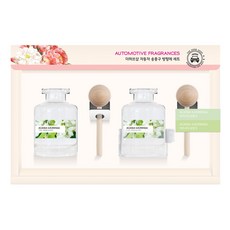 더허브샵 차량용 송풍구 디퓨저 40ml + 40ml, 아카시아모링가, 1세트