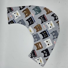 재사용 갑상선방호복(목) 재사용커버 Reusable Thyroid Collar Cover, 1개, 캣츠패밀리그레이