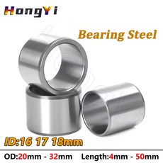 베어링 스틸 원형 부싱 - 무나사 중공 스페이서 내마모성 샤프트 슬리브 내경 16 17 18mm 외경 20-32mm 길이 4-50mm, 16 x 22 x 30mm