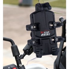 小梁部品 2022 新款 N-STAR 金牛座 防震手機架 偉士牌 vespa 彈簧 伸縮 機車 摩托車 八爪, y嘴 後照鏡款底座