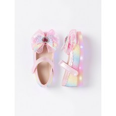 OZKIZ 레인보우하트윙LED 구두