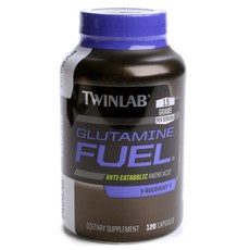 TWINLAB 谷氨酰胺燃料回收膠囊, 120顆, 1罐