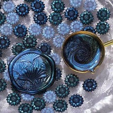 봉투 봉인 스탬프 왁스 알 초대장 혼합색상 100개 1팩, 1개, 6