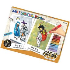 글라스데코 도안 신윤복 1P 미술 창문 썬캐쳐 꾸미기 거울꾸미기 집콕놀이 어린이 썬캐쳐 날선물 만들기 dew+53953kV