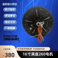 XYMOTOR 16吋滿盤260電機 改裝大功率 外賣專用, 16寸滿盤500瓦碟剎電機,60伏