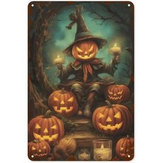 빈티지 스타일 마녀 간판 정원 카페 또는 농가를 위한 장식 벽걸이 완벽한 다목적, 08 Style16, 04 30x40cm