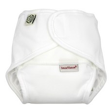 瑞典 ImseVimse 有機棉All-in-One尿布褲(純白), 1個, Premature 2.5-5kg