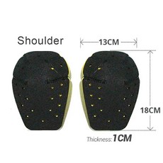 오토바이 보호 장비 재킷 등 어깨 팔꿈치 오프로드 라이딩 패드, 색상: 1. Shoulder