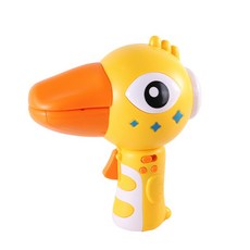 可愛小鴨造型音樂玩具，聲光效果，手持式設計，寶寶早教益智玩具, 黃色, 1個