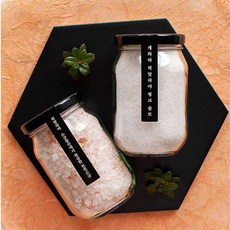 고급 소금 선물세트 320ml X 2개 (쇼핑백포함) ths+2209Pz, 1