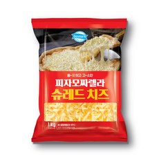 동원 덴마크 피자 모짜렐라 슈레드 치즈 99% 1kg, 1세트