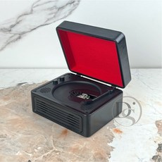 狄倫思 懷舊CD播放器 藍芽【台灣實體店家】, 獨家特別款_尊爵黑_皮箱式_帶CD展示燈, 尊爵黑, SG1900