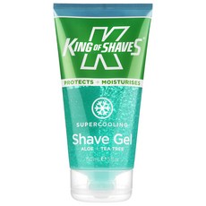 KING OF SHAVES 剃須凝膠超級冷卻, 150毫升, 1個
