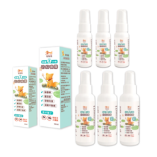 點點狐防蚊噴霧，無香精清爽配方，長效防蚊保護，寶寶適用，戶外防蚊必備, 1套, 390ml