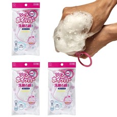 일본제 비누망 품성한 거품 세안망, 3개