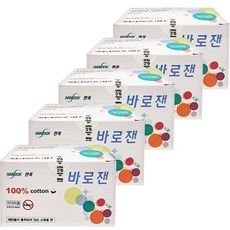 바로잰 한독 코튼 알콜스왑, 100개입, 5박스