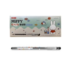 동아 / 미피 향기나는 중성펜 0.5mm / 미피중성펜 0.5mm젤펜 미피향기펜 miffy중성펜 미피펜 동아미피중성펜 향기중성펜 향기펜세트, 12개, 블랙