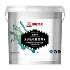 德寶 DLUB 水性木器二度底漆, 透明, 1個, 3.785L