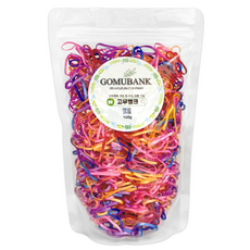고무뱅크 대용량 머리끈 100g 머리고무줄+꼬리빗